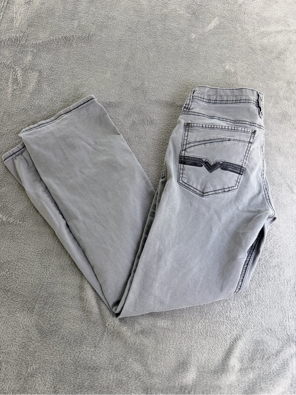Buckle BKE Brady X Jeans Mens 30x32 Gray Straight Stretch Denim Pants
